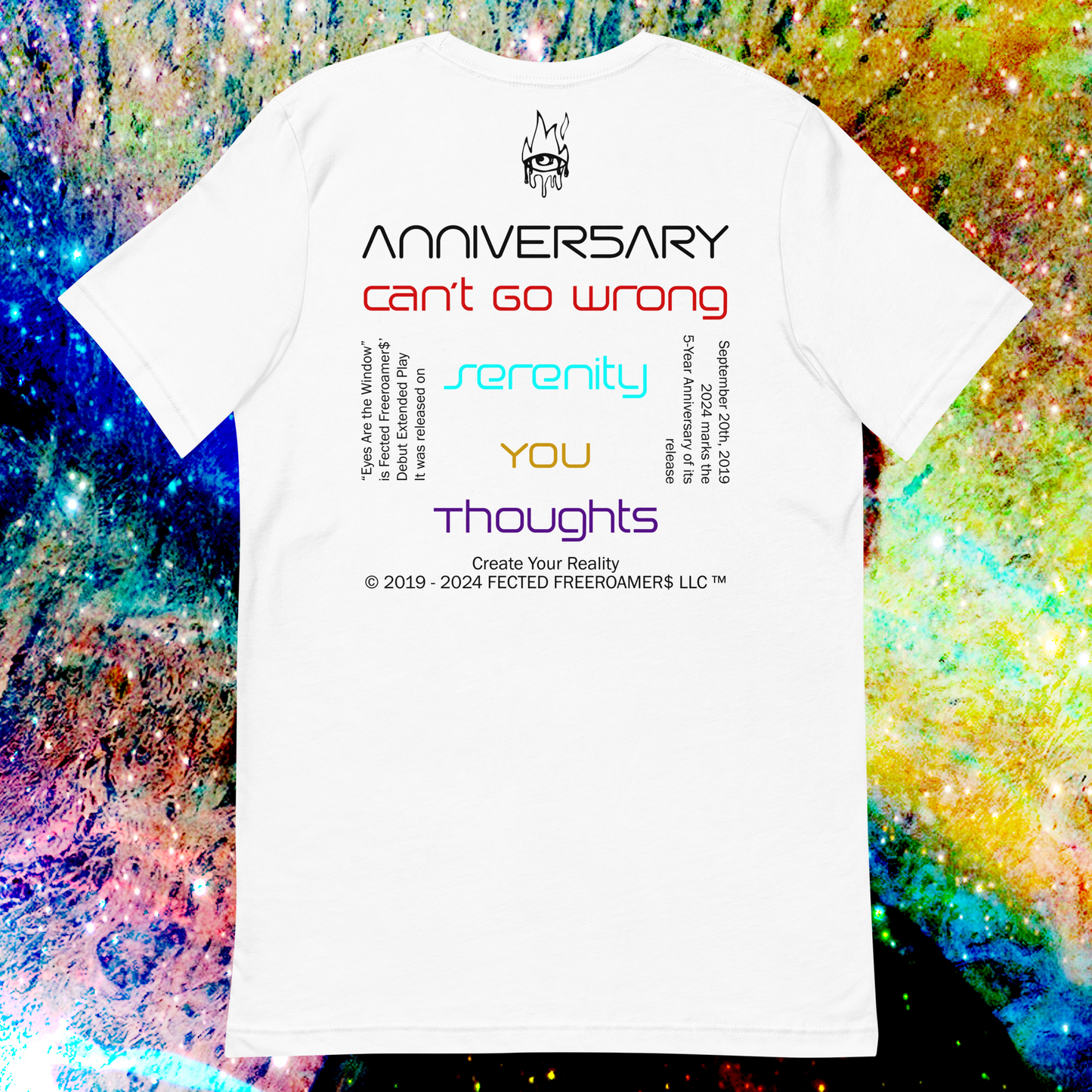 Eyes Are the Window Anniver5ary Tee - White