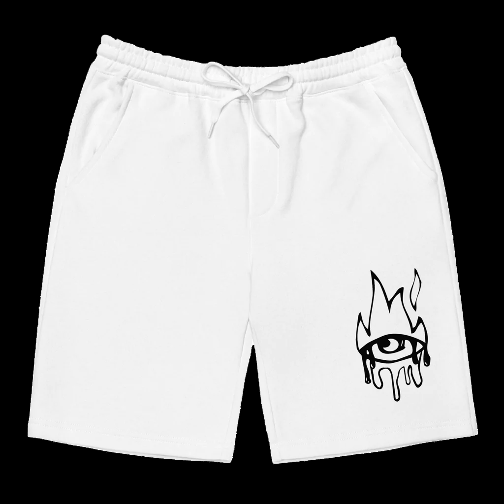 Duality Fleece Shorts - White